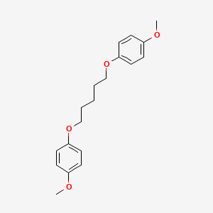 molecular formula C19H24O4 B4884773 1,1'-[1,5-pentanediylbis(oxy)]bis(4-methoxybenzene) 