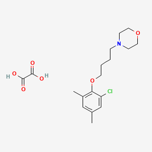 molecular formula C18H26ClNO6 B4884832 4-[4-(2-chloro-4,6-dimethylphenoxy)butyl]morpholine oxalate 