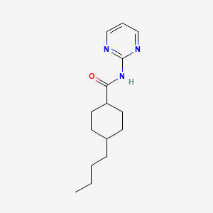 molecular formula C15H23N3O B4884860 4-butyl-N-2-pyrimidinylcyclohexanecarboxamide 