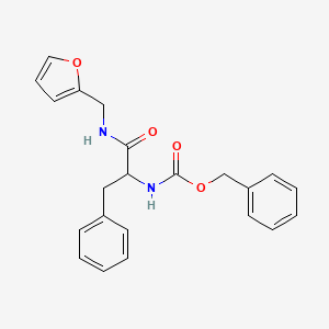 molecular formula C22H22N2O4 B4884896 N-[(benzyloxy)carbonyl]-N-(2-furylmethyl)phenylalaninamide CAS No. 1094603-68-5