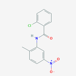 molecular formula C14H11ClN2O3 B4884961 2-chloro-N-(2-methyl-5-nitrophenyl)benzamide 