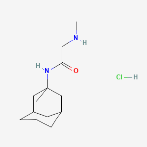 molecular formula C13H23ClN2O B4884969 N~1~-1-adamantyl-N~2~-methylglycinamide hydrochloride 