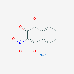 molecular formula C10H4NNaO5 B4885016 sodium 3-nitro-1,4-dioxo-1,4-dihydro-2-naphthalenolate 