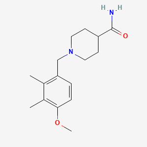 molecular formula C16H24N2O2 B4885043 1-(4-methoxy-2,3-dimethylbenzyl)-4-piperidinecarboxamide 