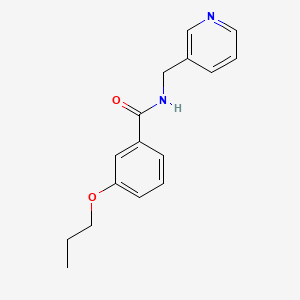 molecular formula C16H18N2O2 B4885141 3-propoxy-N-(3-pyridinylmethyl)benzamide 