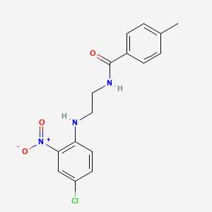 N-{2-[(4-chloro-2-nitrophenyl)amino]ethyl}-4-methylbenzamide