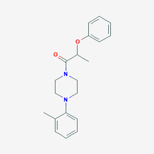 molecular formula C20H24N2O2 B4885253 1-(2-methylphenyl)-4-(2-phenoxypropanoyl)piperazine 