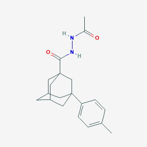 molecular formula C20H26N2O2 B4885351 N'-acetyl-3-(4-methylphenyl)-1-adamantanecarbohydrazide 