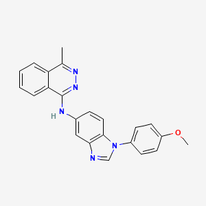 molecular formula C23H19N5O B4885488 N-[1-(4-methoxyphenyl)-1H-benzimidazol-5-yl]-4-methyl-1-phthalazinamine 