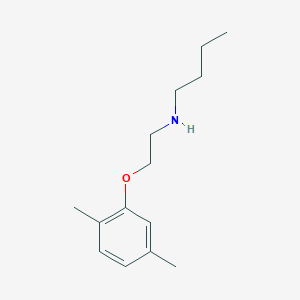 molecular formula C14H23NO B4885525 N-[2-(2,5-dimethylphenoxy)ethyl]-1-butanamine 