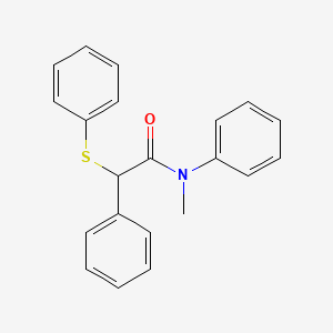 molecular formula C21H19NOS B4885594 N-methyl-N,2-diphenyl-2-(phenylthio)acetamide 
