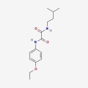 molecular formula C15H22N2O3 B4885638 N-(4-ethoxyphenyl)-N'-(3-methylbutyl)ethanediamide 
