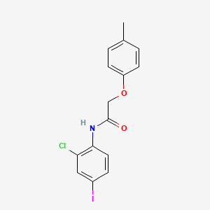 N-(2-chloro-4-iodophenyl)-2-(4-methylphenoxy)acetamide