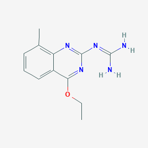 N-(4-ethoxy-8-methyl-2-quinazolinyl)guanidine