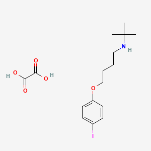 N-(tert-butyl)-4-(4-iodophenoxy)-1-butanamine oxalate