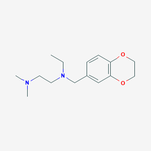 molecular formula C15H24N2O2 B4885945 (2,3-dihydro-1,4-benzodioxin-6-ylmethyl)[2-(dimethylamino)ethyl]ethylamine 