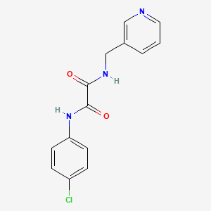 N'-(4-chlorophenyl)-N-(pyridin-3-ylmethyl)oxamide