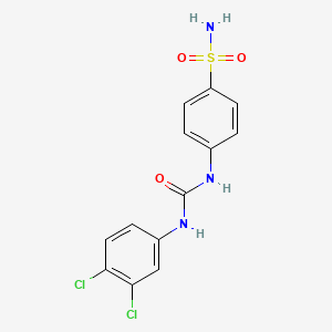 4-({[(3,4-dichlorophenyl)amino]carbonyl}amino)benzenesulfonamide