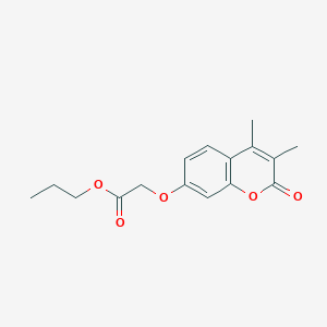 propyl [(3,4-dimethyl-2-oxo-2H-chromen-7-yl)oxy]acetate