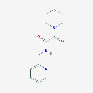 molecular formula C13H17N3O2 B4886204 2-oxo-2-(1-piperidinyl)-N-(2-pyridinylmethyl)acetamide 