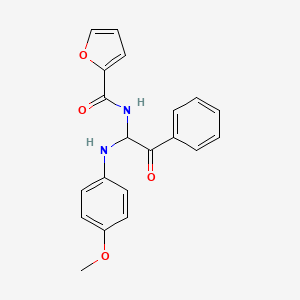N-{1-[(4-methoxyphenyl)amino]-2-oxo-2-phenylethyl}-2-furamide