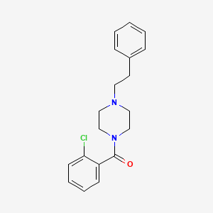 molecular formula C19H21ClN2O B4886304 1-(2-chlorobenzoyl)-4-(2-phenylethyl)piperazine 