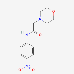 molecular formula C12H15N3O4 B4886354 2-(4-morpholinyl)-N-(4-nitrophenyl)acetamide 