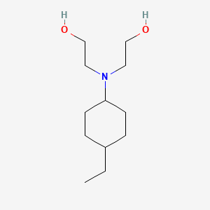 molecular formula C12H25NO2 B4886546 2,2'-[(4-ethylcyclohexyl)imino]diethanol 
