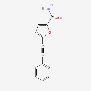 molecular formula C13H9NO2 B4886599 5-(phenylethynyl)-2-furamide CAS No. 130423-86-8
