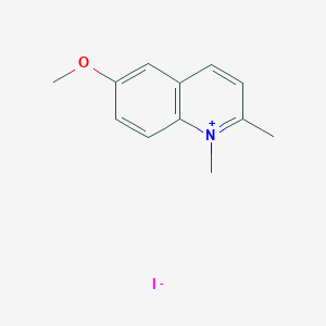 molecular formula C12H14INO B4886721 6-methoxy-1,2-dimethylquinolinium iodide 