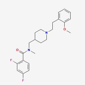 2,4-difluoro-N-({1-[2-(2-methoxyphenyl)ethyl]-4-piperidinyl}methyl)-N-methylbenzamide