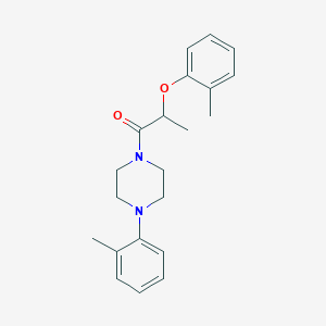molecular formula C21H26N2O2 B4886755 1-[2-(2-methylphenoxy)propanoyl]-4-(2-methylphenyl)piperazine 