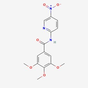 3,4,5-trimethoxy-N-(5-nitropyridin-2-yl)benzamide