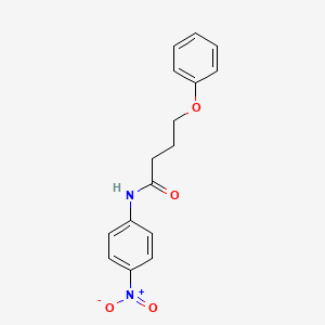 molecular formula C16H16N2O4 B4887088 N-(4-nitrophenyl)-4-phenoxybutanamide 