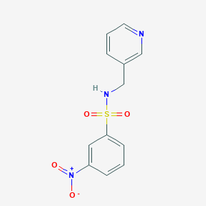 molecular formula C12H11N3O4S B4887192 3-nitro-N-(3-pyridinylmethyl)benzenesulfonamide 