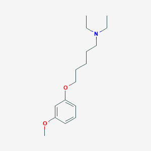 molecular formula C16H27NO2 B4887295 N,N-diethyl-5-(3-methoxyphenoxy)-1-pentanamine 