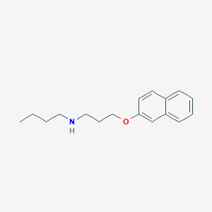 molecular formula C17H23NO B4887351 N-[3-(2-naphthyloxy)propyl]-1-butanamine 