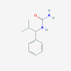 molecular formula C11H16N2O B4887385 N-(2-methyl-1-phenylpropyl)urea 
