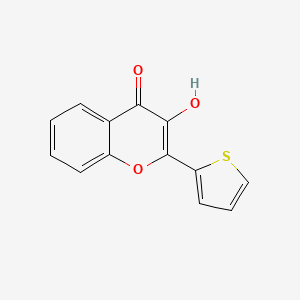 molecular formula C13H8O3S B4887438 3-hydroxy-2-(2-thienyl)-4H-chromen-4-one CAS No. 91805-20-8
