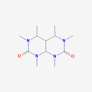 molecular formula C12H22N4O2 B4887700 1,3,4,5,6,8-hexamethylhexahydropyrimido[4,5-d]pyrimidine-2,7(1H,3H)-dione 