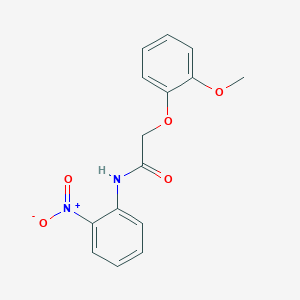 2-(2-methoxyphenoxy)-N-(2-nitrophenyl)acetamide