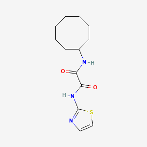 molecular formula C13H19N3O2S B4887876 N-cyclooctyl-N'-1,3-thiazol-2-ylethanediamide CAS No. 5648-45-3