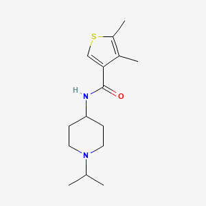 molecular formula C15H24N2OS B4888044 N-(1-isopropyl-4-piperidinyl)-4,5-dimethyl-3-thiophenecarboxamide CAS No. 959240-37-0
