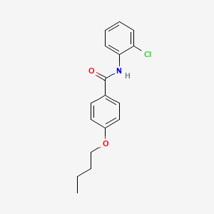 molecular formula C17H18ClNO2 B4888057 4-butoxy-N-(2-chlorophenyl)benzamide 