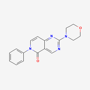 molecular formula C17H16N4O2 B4888088 2-(4-morpholinyl)-6-phenylpyrido[4,3-d]pyrimidin-5(6H)-one 