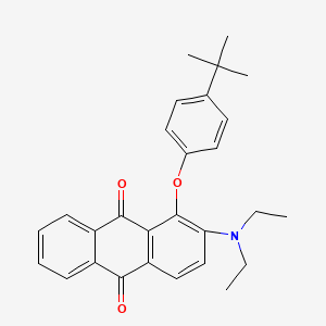 molecular formula C28H29NO3 B4888174 1-(4-tert-butylphenoxy)-2-(diethylamino)anthra-9,10-quinone 