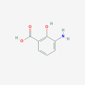 molecular formula C7H7NO3 B048882 3-Aminosalicylic acid CAS No. 570-23-0