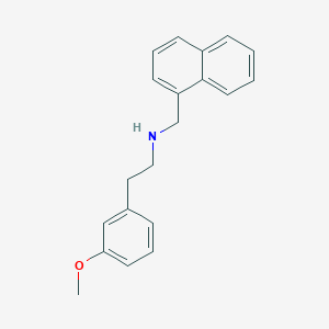 molecular formula C20H21NO B4888240 2-(3-methoxyphenyl)-N-(1-naphthylmethyl)ethanamine 