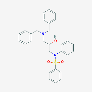 molecular formula C29H30N2O3S B4888398 N-[3-(dibenzylamino)-2-hydroxypropyl]-N-phenylbenzenesulfonamide 