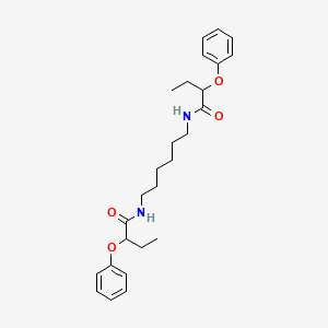 molecular formula C26H36N2O4 B4888577 N,N'-1,6-hexanediylbis(2-phenoxybutanamide) 